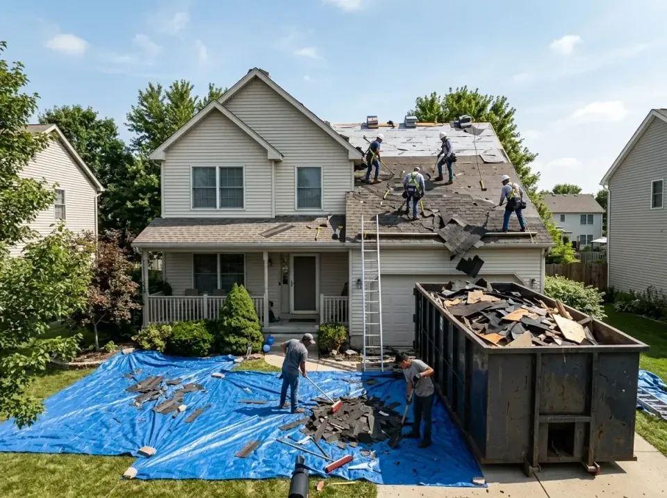 roof-replacement-debris-remova-004 — frequently asked questions, Cheapest Dumpster Rentals in Greensboro, MD